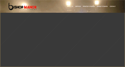 Desktop Screenshot of bishopmanor.com